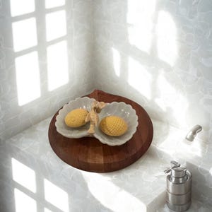 May include: A set of three ceramic mugs with a speckled, matte finish. Each mug features a different color: light blue, cream, and gray. The mugs have a simple, modern design and a comfortable handle.