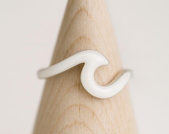 keepsake breast milk, ashes ring "Wave"