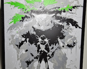 3D Printed Fantasy Wall Art: Verdant Guardian Creature Decor