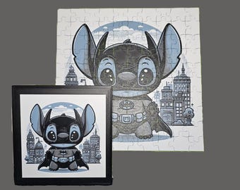 3D Printed Jigsaw Puzzle with Matching Storage Box | 100-Piece Puzzle | Made to Order