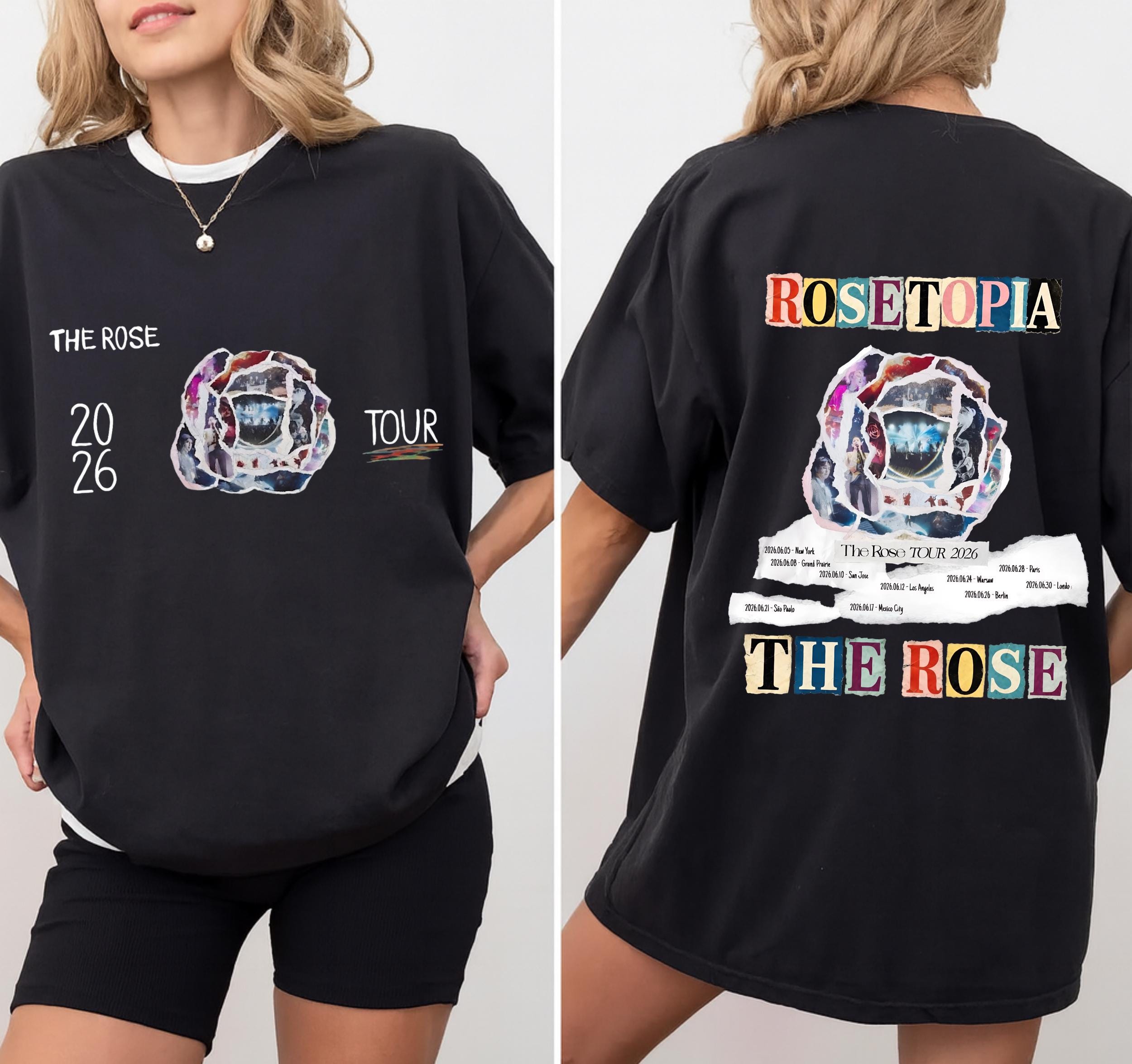 The Rose Rosetopia Tour 2026 Shirt - Etsy