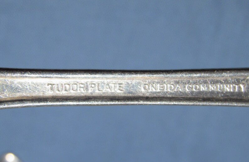 Queen Bess 11 Silver Tudor Plate 1946 By Oneida Includes 7 knives 8 Forks