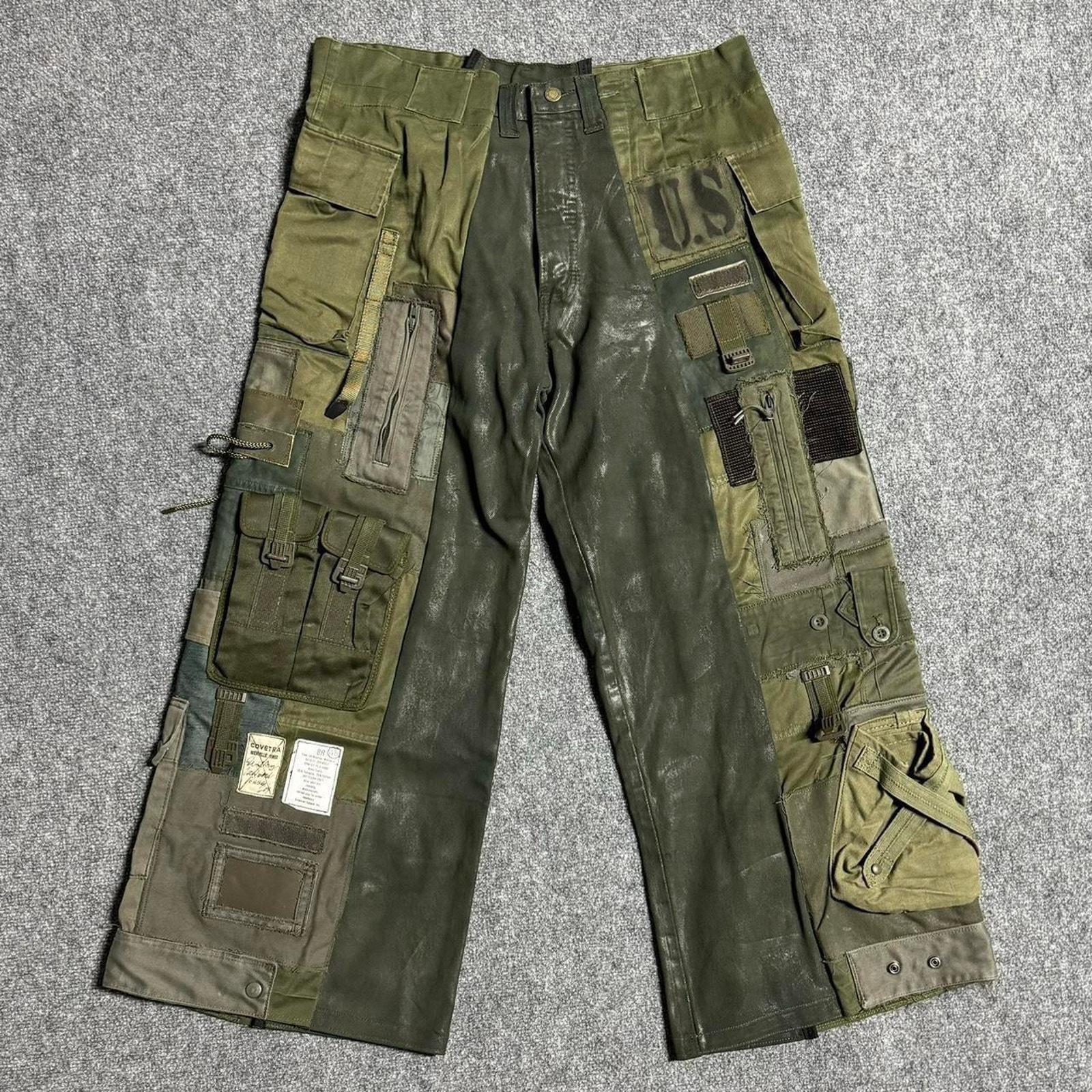 高級素材使用ブランド Patchwork Archive Japanese Waxed Etsy - Pants Cargo パンツ