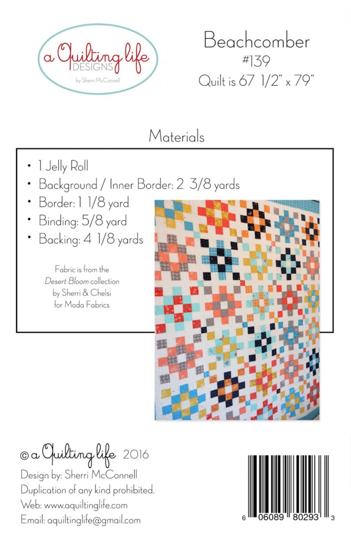 Quilt Pattern by A Quilting Life 139 Jelly Roll Etsy