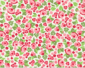 Moda Love Lily Cotton Candy Quilt Fabric - 1 yard 24111 12