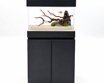 Miniatur-Aquarium, Maßstab 1:6 | Mit funktionierender Beleuchtung | Kompatibel mit der Miniverse-Tierserie