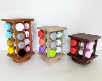 Miniature Spinning Spice Rack | Compatible with Miniverse Spice and Sprinkles Bottles | Bottles Not Included