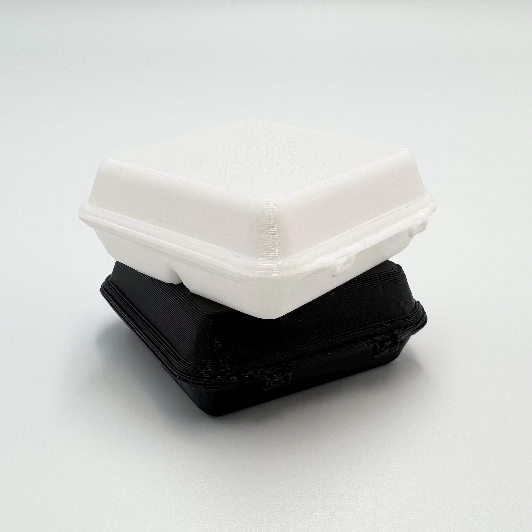 Miniature 3-compartment Takeout Container | 3D Printed | 1 : 6 Scale ...