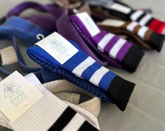 Belt Ranked Jiu Jitsu Grippy Bottom Warm Up Socks