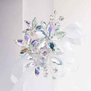 Sophie Wrist Corsage in Soft Iridescence