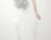 Luxe Mirrored Bridal Bouquet - Silver Wedding Bouquet - Fabulous Brooch Bouquet Alternative