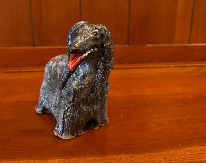 Black Dog Sculpture