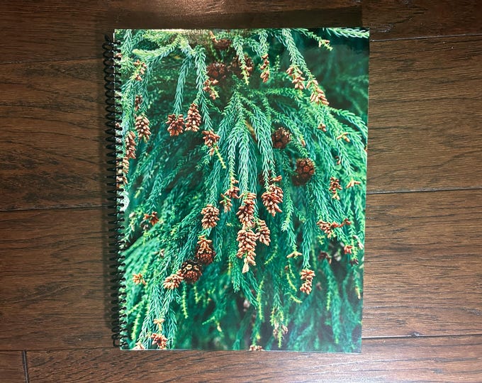 Handmade Evergreen Notebook