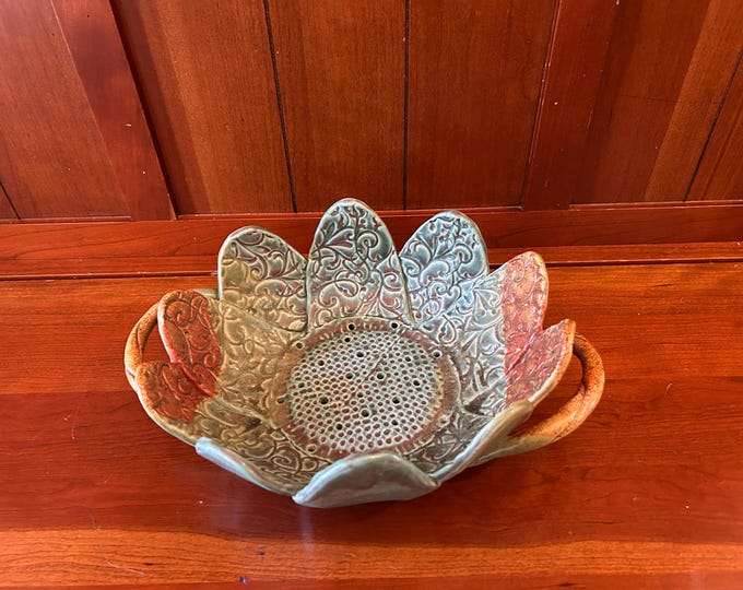 Ceramic Colander with Handles