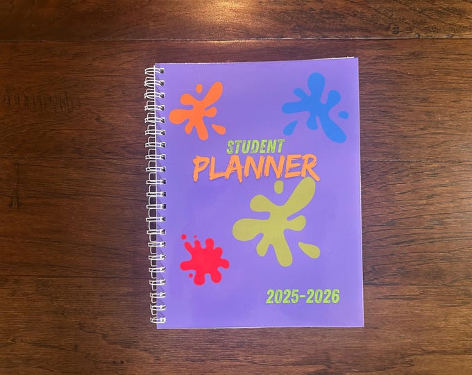 2025-2026 Splat Student Planner