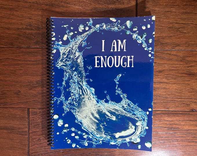 Handmade I Am Enough Notebook