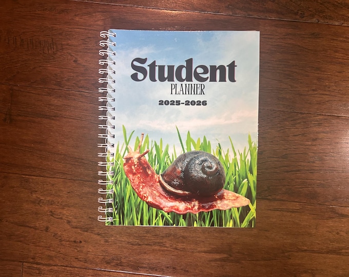 2025-2026 Snail Student Planner