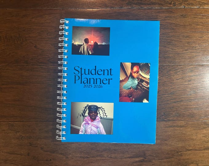 2025-2026 Customized Collage Student Planner
