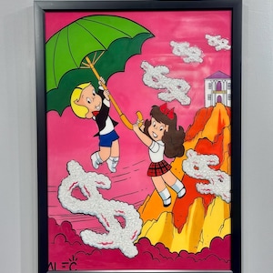 Epoxy Pop Art Wall Painting, Handmade Resin Wall Art, Modern Home Decor, Great Gift for Men and Women