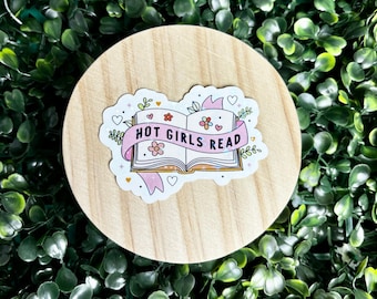 Sticker Hot Girls Read: