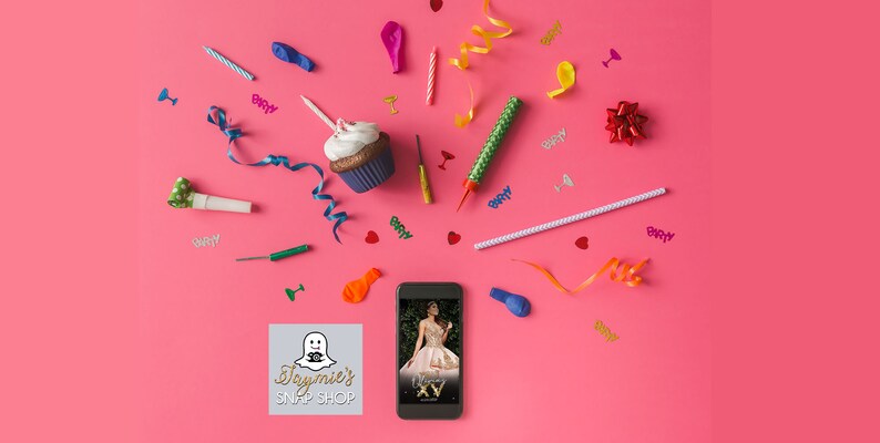 Glitter Pile SnapChat Filter Personalize Setup! Quinceanera Snapchat
