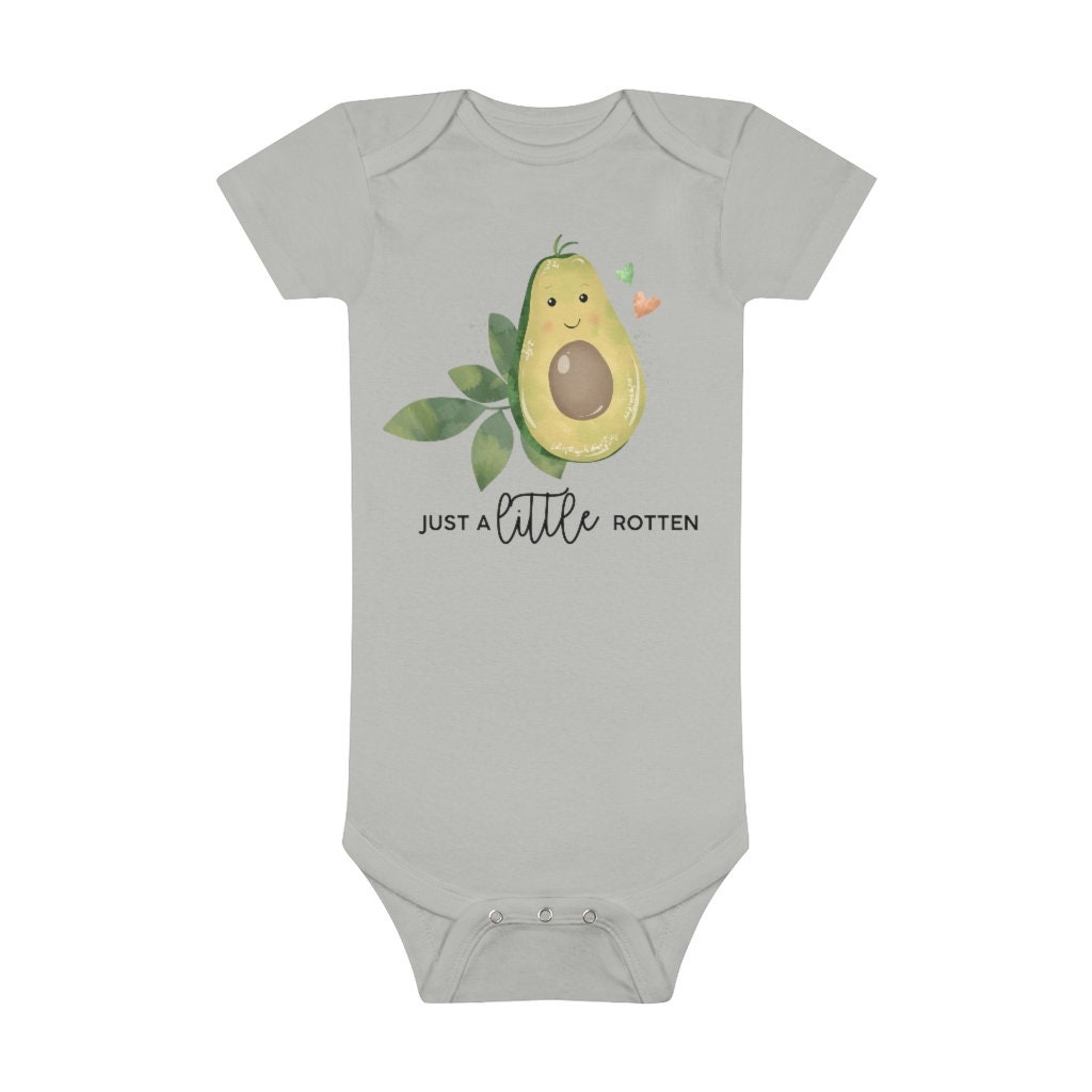 Just a Little Rotten Cute Baby Avocado Onesie Fruit Onesie | Etsy