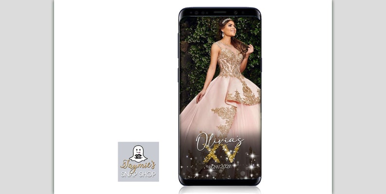 Glitter Pile SnapChat Filter Personalize Setup! Quinceanera Snapchat