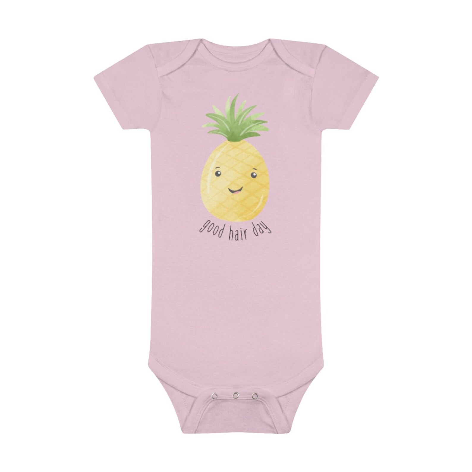 Good Hair Day Cute Pineapple Onesie Fruit Onesie Baby Etsy