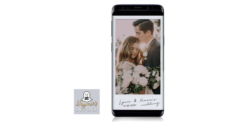 Polaroid Style SnapChat Filter Customize for any event!
