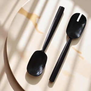 Handmade Wooden Cooking Spoon Set Cooking Utensils for the Kitchen Spoons for Serving Rustic Kitchen Tools Food Safe Gift for Food Lovers
