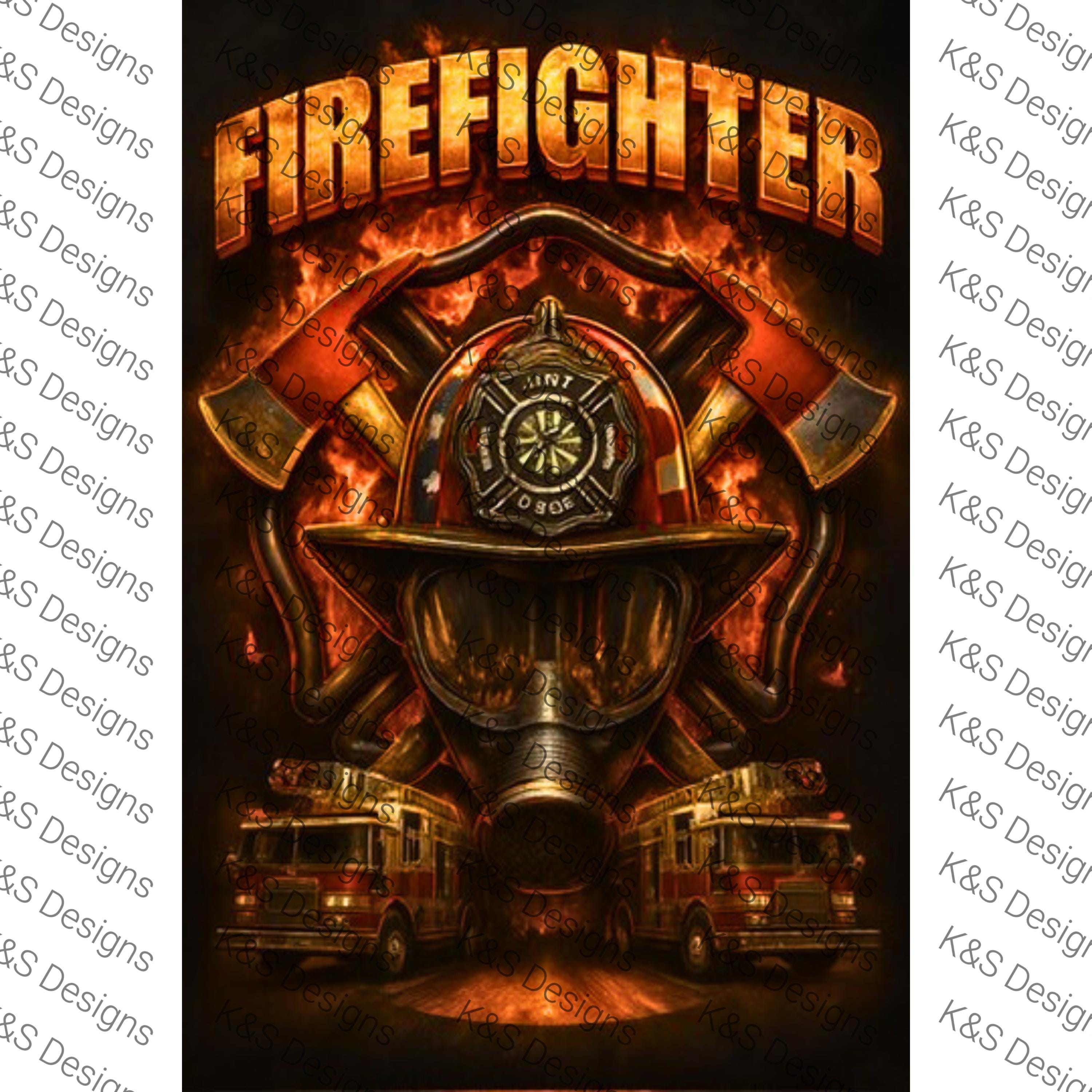 Firefighter Tribute PNG Bundle | Heroic Digital Art for Sublimation ...