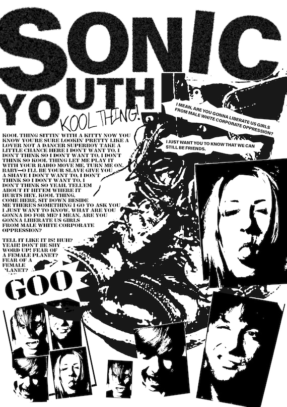 Sonic Youth Poster: Indie Rock Art Print - Daydream Nation