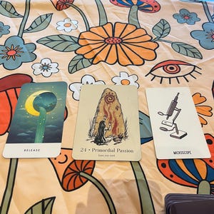 3 card Intuitive Oracle Reading