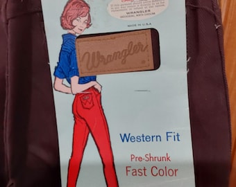 Vintage 60s Wrangler Western Fit Jeans With Tags