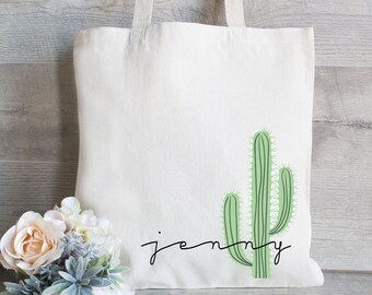 cactus beach bag