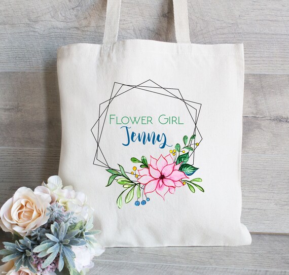 flower girl tote