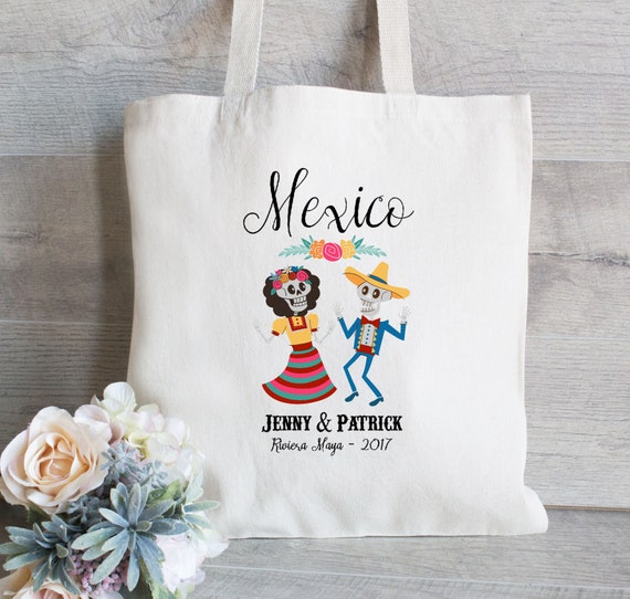 Mexico Wedding Tote Bag Destination Wedding In Mexico Hotel Etsy