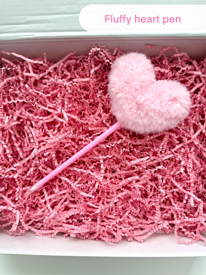 Pink Heart Aesthetic Gift Box for Women & Teen Girls - Cute Kawaii Self ...