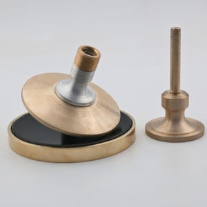 Precision Pulse Spinning Top – 10 Min Spinning Time Handmade Pocket Spinning Top | Custom Korean Inception Design