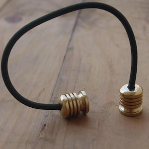 Begleri Komboli Beads Hand Skill Toy, Unique Toy, Brass Beads, Strong String with  Polished Brass
