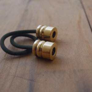 Begleri  Hand Komboli Beads Skill Toy, Unique Toy, Brass Beads with Strong String, Polished Brass