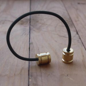 Begleri Komboli Beads Hand Unique , Toy Skill Toy, Brass Beads with Strong String, Polished Brass
