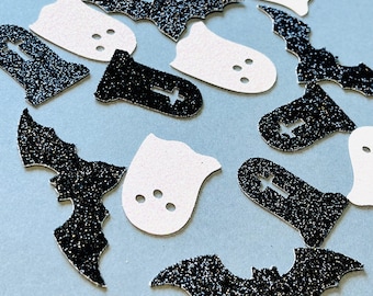 Ghost Bat Tombstone Confetti - Till We Are Ghosts - Halloween confetti - Goth confetti - Emo Confetti - Till Death Do Us Party confetti