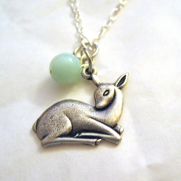 Silver Doe Necklace -- Snape's Patronus -- Harry Potter