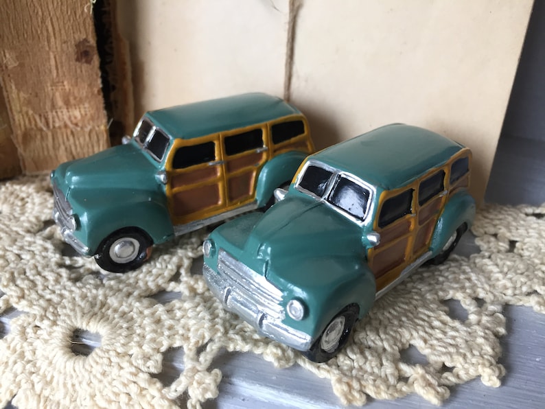 Two Toy Woody Wagons