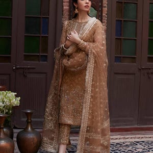 Pakistani Women Wedding Dress Indian Suit Formal Guests Party Wear Eid Outfit Gift For Her Salwar Kameez Mehndi Ceremony Wear