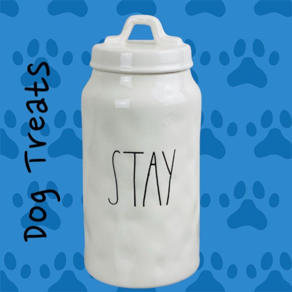 Rae Dunn Dog Canister