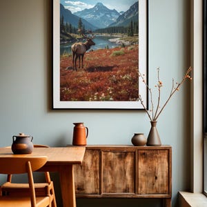 Wall Art - Cascadia Board Game - Digital Download - Family Board Game Poster - Geek Art Gift