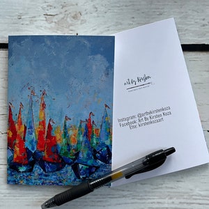 "Abstrakte Postkarten ""Abstrakte Karten"", Kunstdruck, Briefpapier, Grußkarten, Geschenk, Lehrer, Freund, Dankeschön"