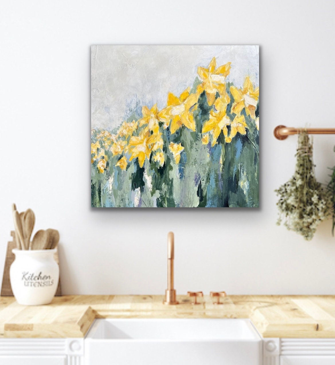 水仙、絵画、抽象芸術、ファインアート紙プリント - Etsy 日本